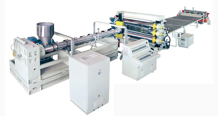 PP, PE thick plate profile production line