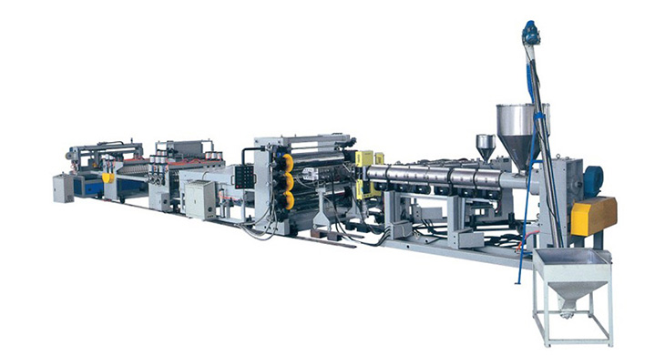 PP, PE micro foaming wave plate extrusion production line